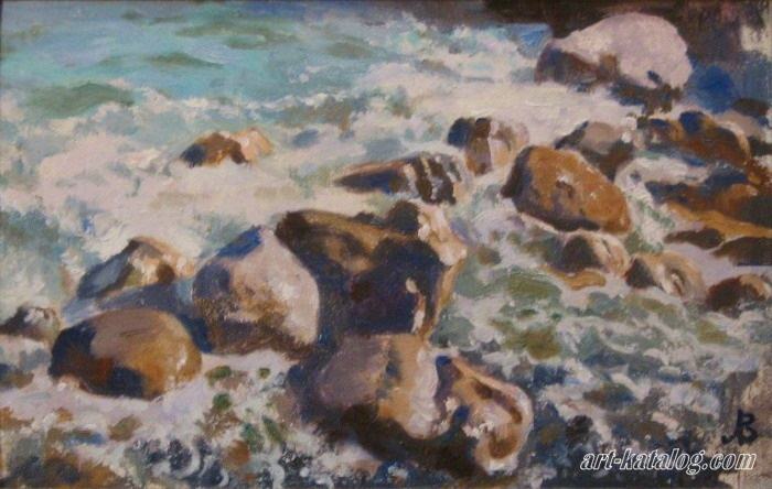 Crimea. Coastal rocks