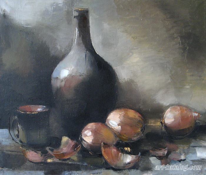 Still-life with an onions