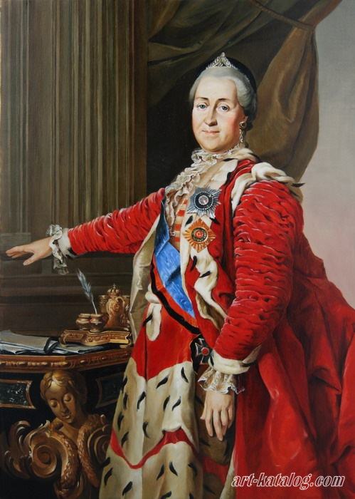 Portrait of Catherine II. Dmitry Levitsky