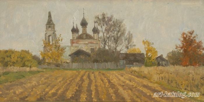 Autumn morning in Troitsk-Tatarovo