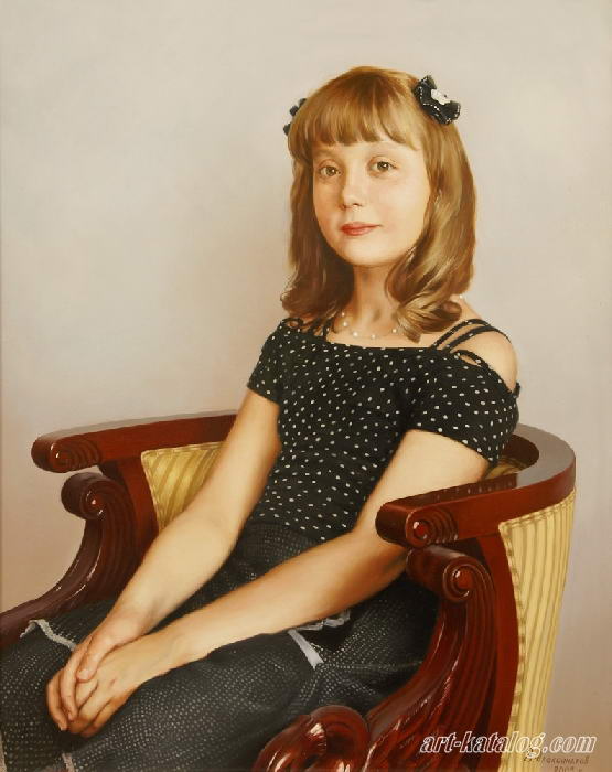 Girl in the armchair