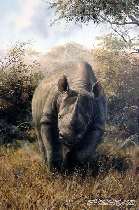 Атака носорога