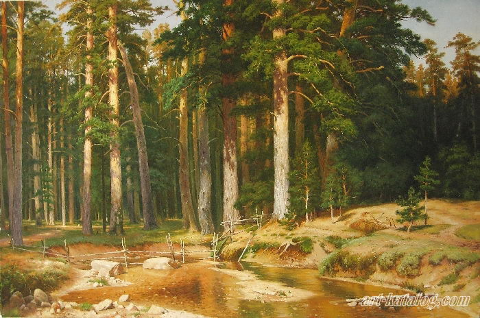 Grove of Ship Timber, Ivan Shishkin