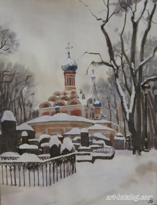 Donskoy Monastery. Winter silence