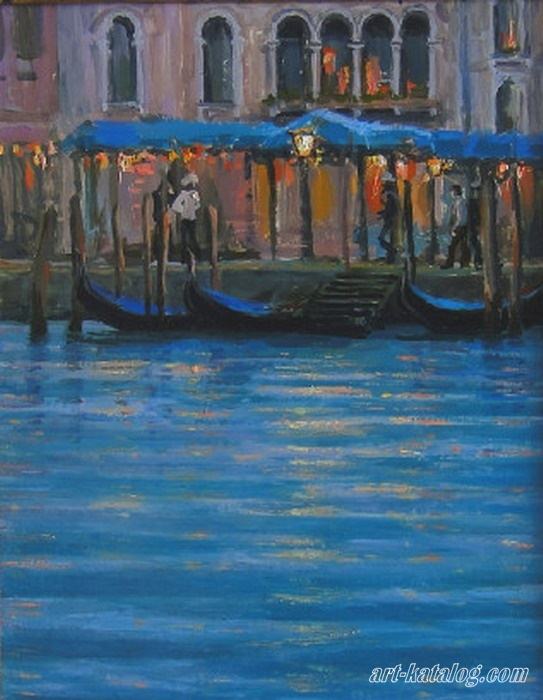 Blue twilight. Venice
