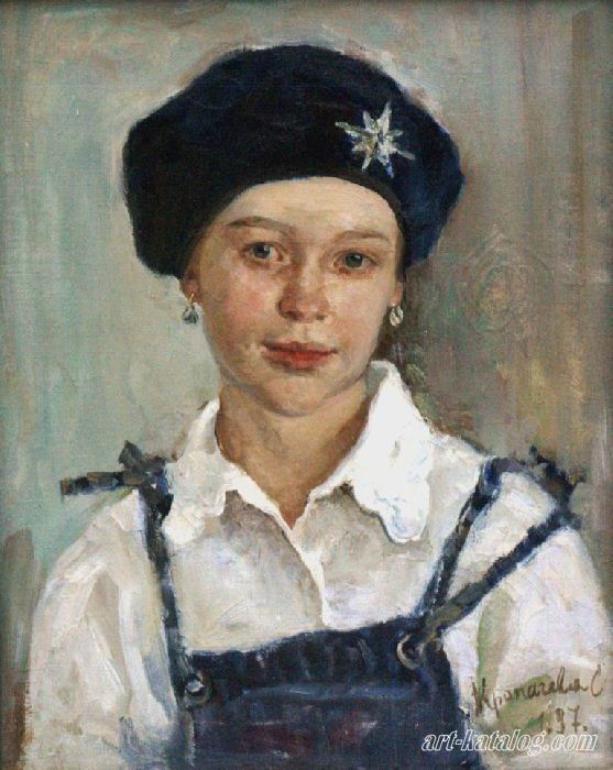 The Girl in Blue Beret