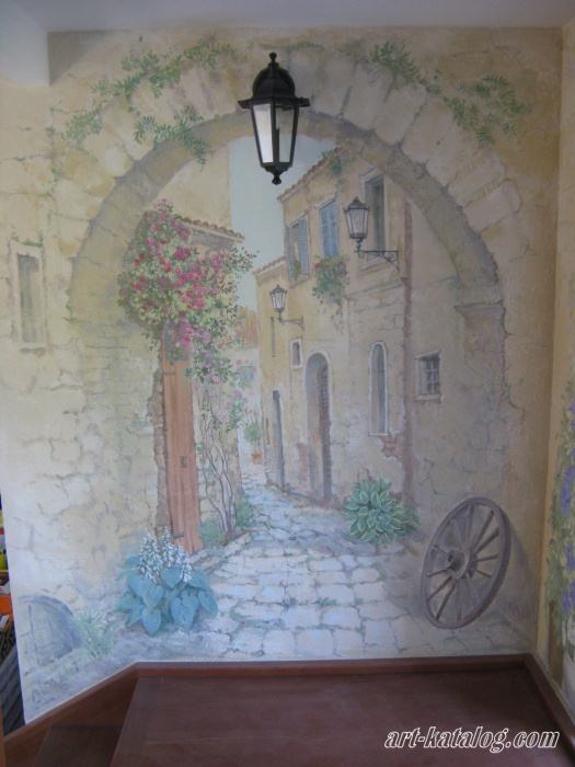 Wall painting. Old Town