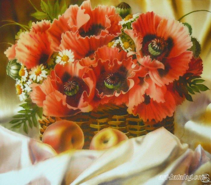 Poppies in the basket