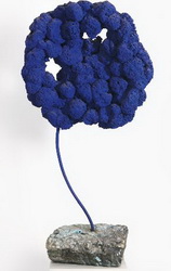 Yves Klein Sculpture Blue Sponge. Untitled