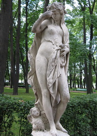 Парковая скульптура Ночь. Летний сад. Санкт-Петербург