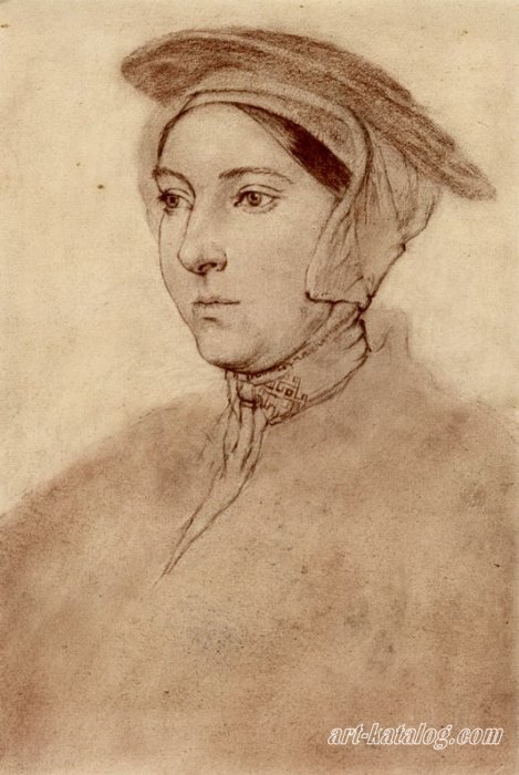 Female portrait. Hans Holbein