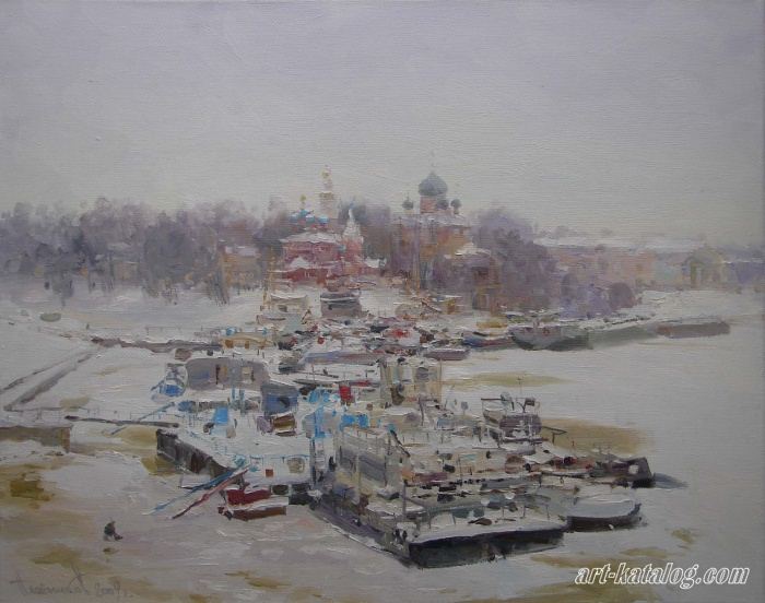 Uglich. Barges
