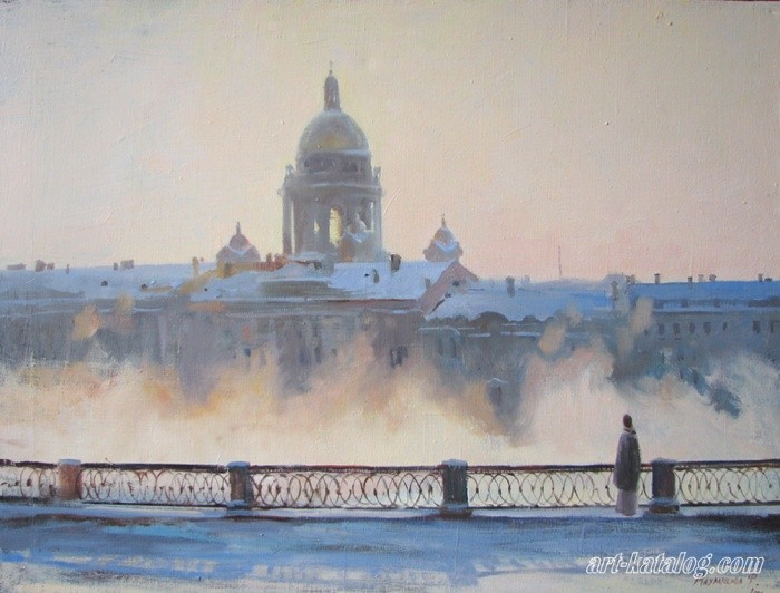 Санкт-Петербург. Зимнее утро