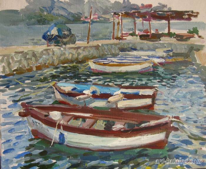 Montenegro. Boat