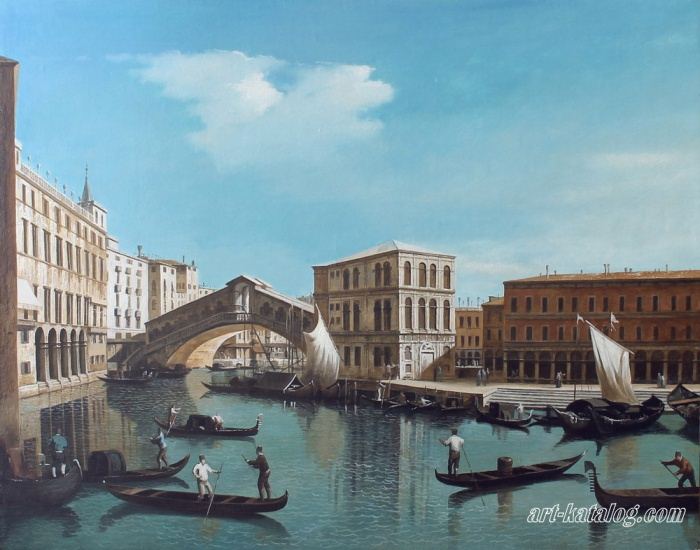Rialto Bridge. Giovanni Antonio Kanaletto