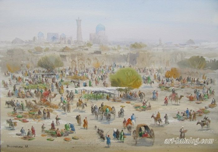 Bazaar day in Bukhara