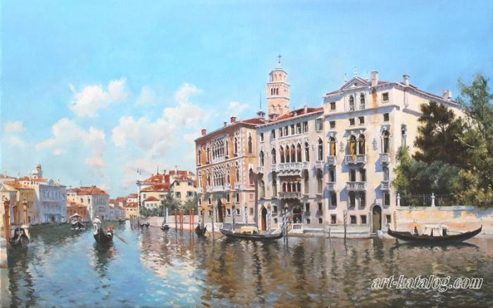 The Grand Canal, Venice. Federico del Campo