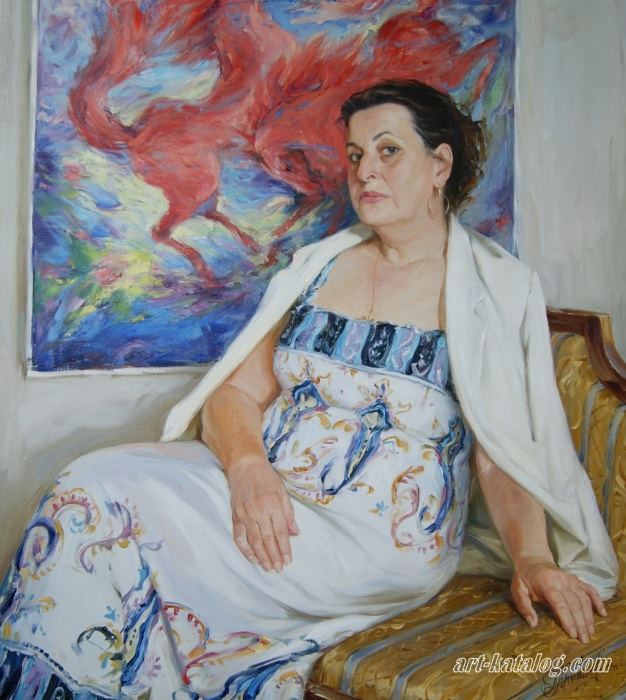 Portrait of the artist Tinatin