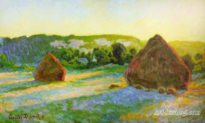 Wheatstacks (End of Summer). Claude Monet