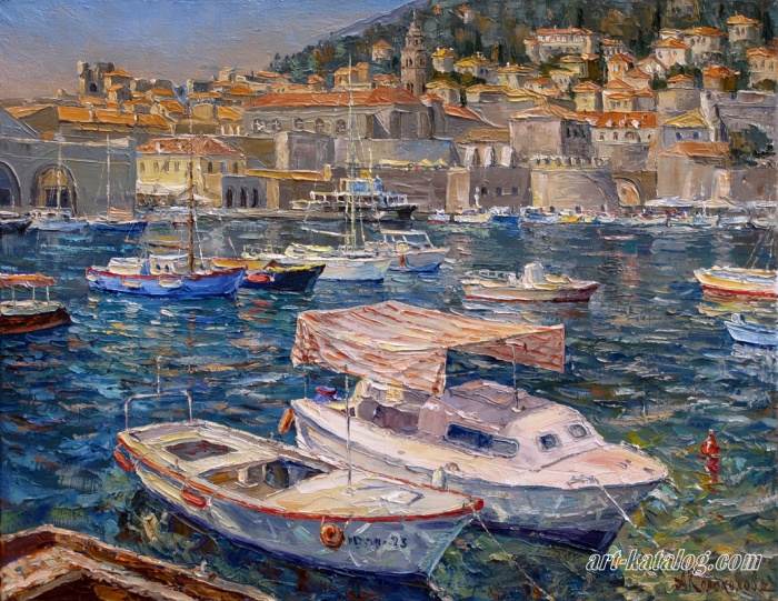 Лодки в Дубровнике