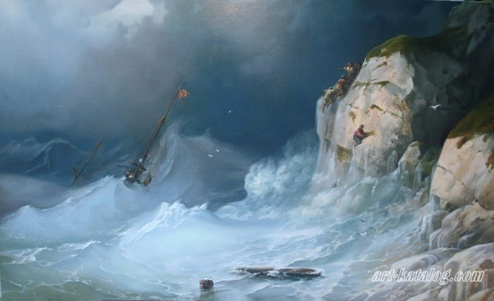 Shipwreck. Ivan Aivazovsky