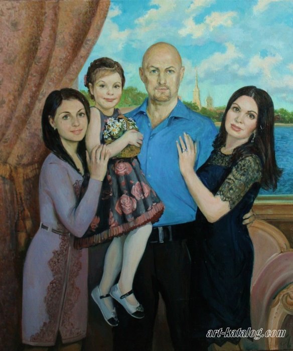 Семейный торжественный портрет