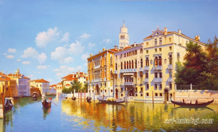 Grand Canal of Venice. Federico del Campo