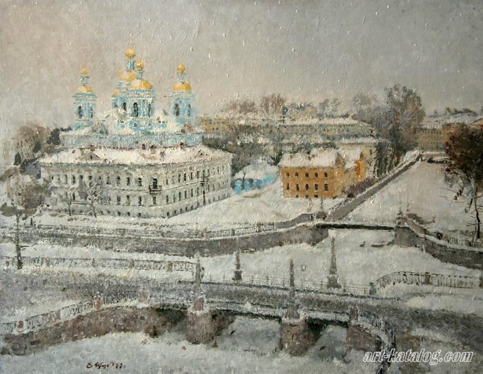 Nicolsky cathedral in winter
