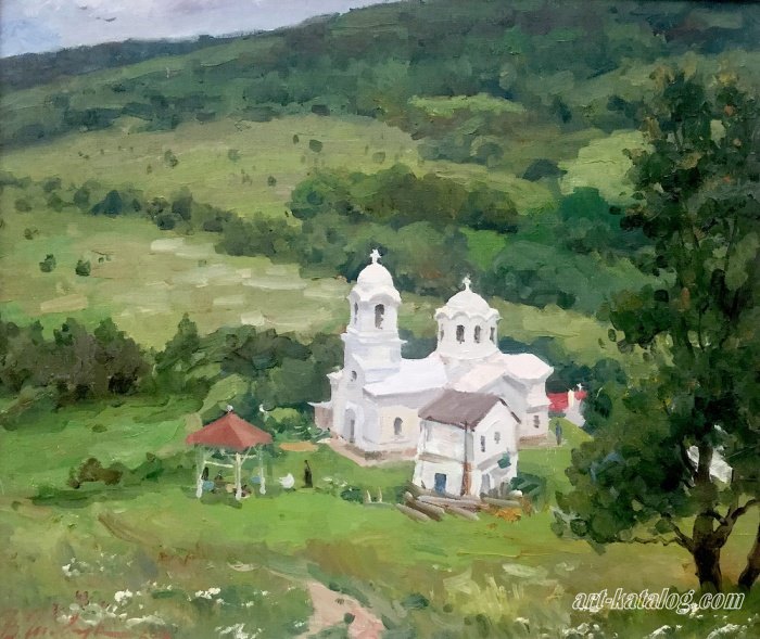 Crimea, the village of Laki. Church of St. Luke