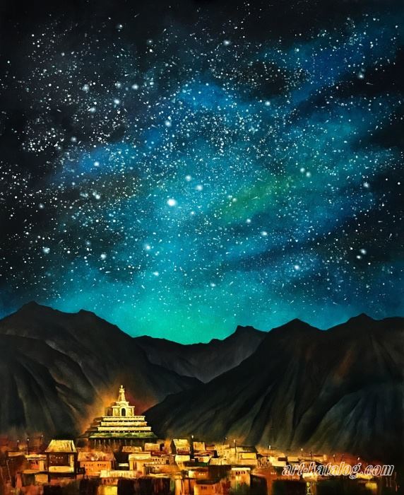 Stars over Tibet
