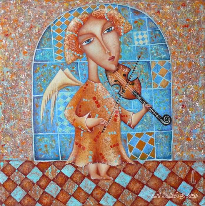 Angel with a violin
