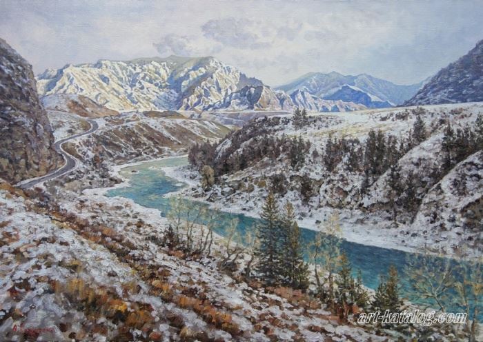 The first snow in the Altai