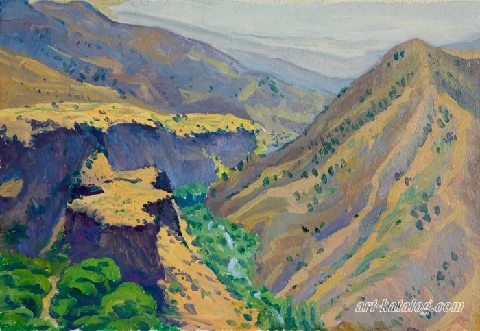 The gorge. Garni, Armenia