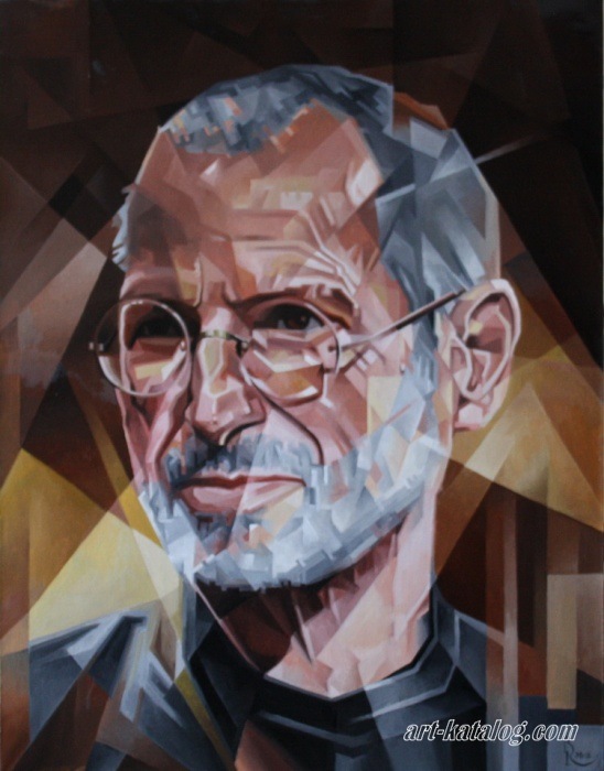 Steve Jobs. Cubo-futurism