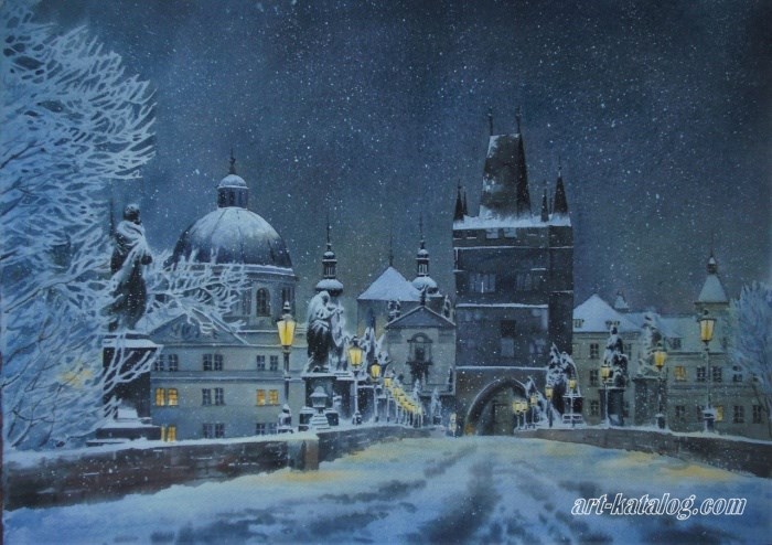 Prague. Christmas Eve