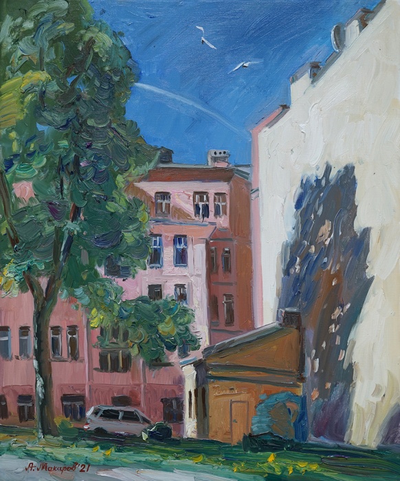 Yard on Podkovyrova street