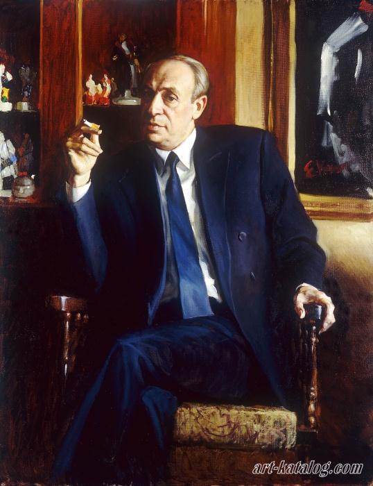 Portrait of professor A.S. Ermolov