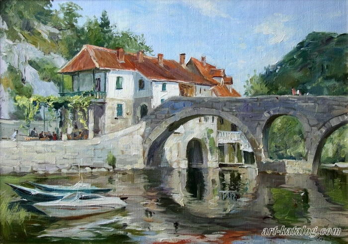 Montenegro. Tsrnoevicha river