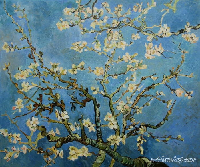 Ветви цветущего миндаля. Ван Гог