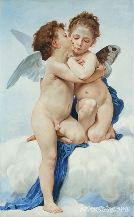 L’Amour et Psyche, enfants. William Adolphe Bouguereau