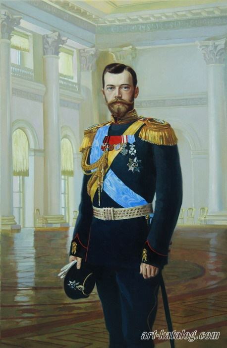 Portrait of Emperor Nicholas II. Ernst Lipgart