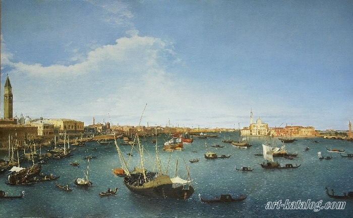 Harbor of San Marco, Giovanni Antonio Kanaletto