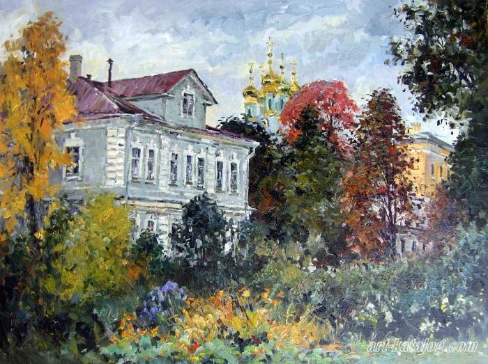 Pushkin town. The house of N.Karamzin