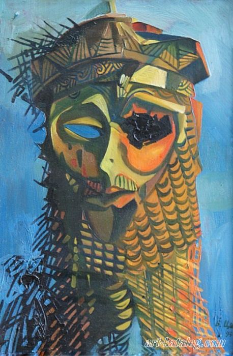 The head of the Akkadian king