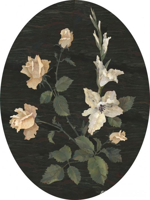 Rose and gladiolus