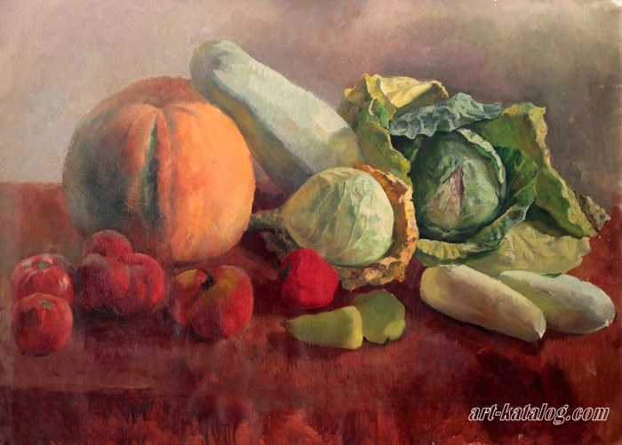 Still life with cabbage