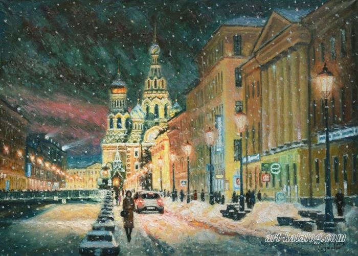 Прогуливаясь по зимнему Петербургу