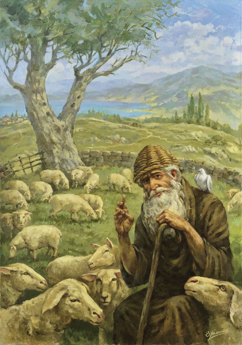Good Shepherd. Saint Spyridon of Trimifuntsky