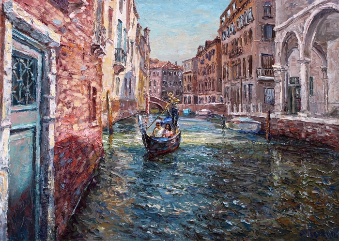 Venice. Gondola ride