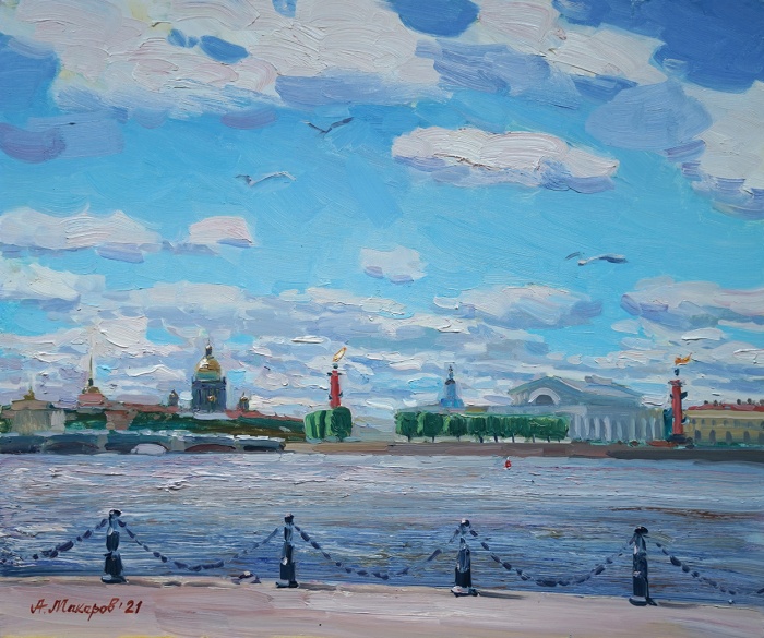 City day in Saint Petersburg